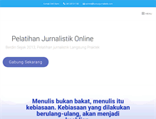 Tablet Screenshot of kursusjurnalistik.com
